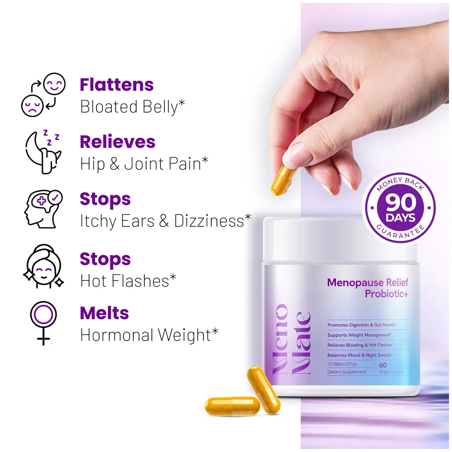 MenoMate - Probiotics & Herbal Blend